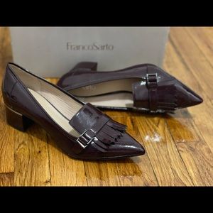 Franco Sarto Merlot Grenoble Patent Loafers-size 10